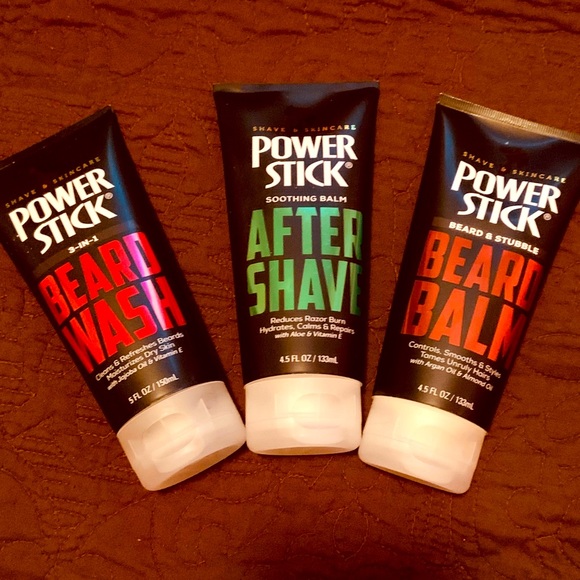 Power Stick Beard and After Shave Bundle 3 Pc Set - Picture 1 of 9